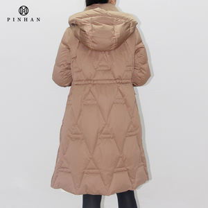 Abrigo de plumón de <span class=keywords><strong>ganso</strong></span> personalizado para <span class=keywords><strong>mujer</strong></span>, abrigo largo de invierno, 2023 - Product Image 5