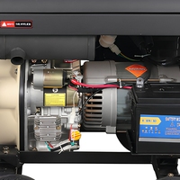 Générateur diesel portable 2000W 2KW à châssis ouvert, monocylindre, refroidissement par air, démarrage électrique, groupe électrogène 50/60Hz DG2200E