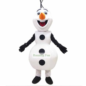 Qiman CE divertido muñeco <span class=keywords><strong>de</strong></span> nieve personaje dibujos animados <span class=keywords><strong>Olaf</strong></span> mascota disfraz certificado CE para la venta - Product Image 1