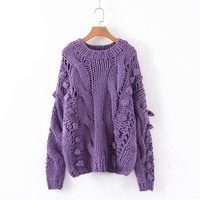 Nouveau design de pull de maternité fait à la main au crochet respirant de qualité supérieure pour l'hiver