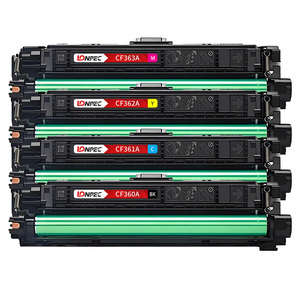 Cartouche de toner couleur Lonpec compatible 508A CF360A/Bk CF361A/C <span class=keywords><strong>CF362A</strong></span>/Y CF363A/M pour HP Enterprise M552/553 6000/5000 pages - Product Image 2