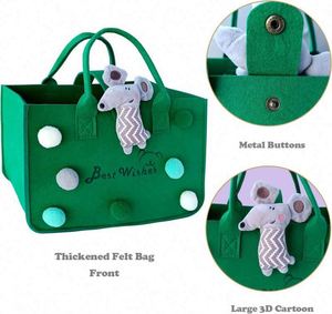 Sacs cadeaux créatifs en feutre très demandés pour les anniversaires d'enfants, sacs de shopping élégants pour femmes, sacs de voyage pour fêtes - Product Image 2