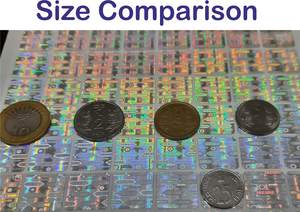 Лазерная голографическая наклейка с голограммой - Product Image 5