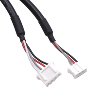 Kabel Harness Kustom JST 2.0 PH 2.0 2/3/4/5Pin1007 24AWG untuk Perakitan Kabel Konektor Otomotif 4-Pin