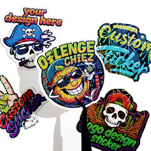 Custom UV Resistant Weatherproof Permanent Oil-based Adhesive Durable <strong>PVC</strong> Vinyl <strong>Sticker</strong> Printing Die Cut Logo Custom <strong>Stickers</strong> - Product Image 3