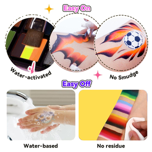 Nueva innovación Easy Face Painting Fotos Face Mask Painting para niños African Female Face Decor Painting - Product Image 4