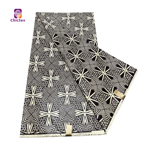 Tissus d'Impression Africaine en Gros Oniwax Coton Véritable <span class=keywords><strong>Wax</strong></span> pour Habillement et Tapisserie Côte d'Ivoire Togo Nigéria - Product Image 4