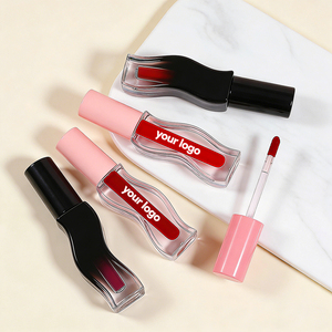 Matte Vegan Long Lasting Liquid <strong>Lipstick</strong> Base DIY Empty Square Lip Gloss Tubes Custom Logo Waterproof Fashion <strong>Lipstick</strong> - Product Image 1
