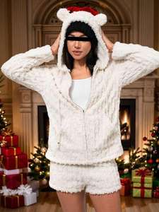 Tuta di moda primavera e autunno <span class=keywords><strong>camicia</strong></span> di Chiffon floreale con collo quadrato corta ombelico alto a vita larga due set - Product Image 5