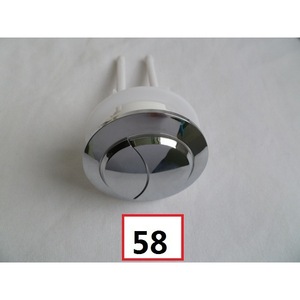 Botón de Inodoro Redondo de Latón y ABS de Doble Botón, Interruptor de Descarga Universal de Estilo Nuevo y Antiguo para Tanque, Accesorios de Baño - Product Image 2