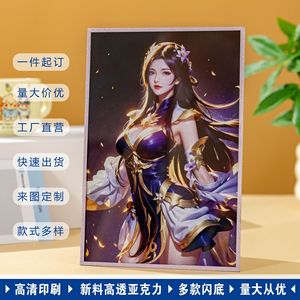Acrylfarbenpapier für Anime-Cartoon-2D-Fan-Merchandise, Autogramm-Tafeln, UV-Druck, individuell angefertigt - Product Image 4