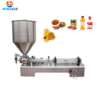 Machine de remplissage de confiture haute capacité, machine de remplissage de mayonnaise pour usine de fabrication de sauces alimentaires