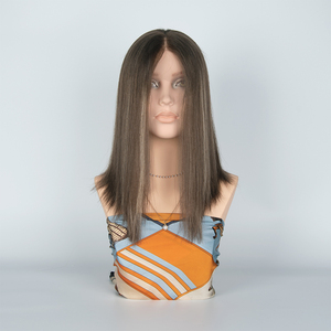 Perruque Yuanzhen, fournisseur de perruques, 100% cheveux humains naturels, perruque à dentelle, cheveux vierges européens avec cuticules intactes, perruque juive casher - Product Image 1