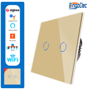 Touchmi Zigbee Smart Home Wall Light 1/2/<strong>3</strong>/4 Gang Touch <strong>Switch</strong> with Sensitive <strong>Control</strong> - Product Image 4