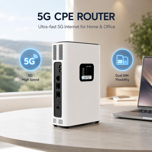 Routeur CPE 5G Gigabit OLAX G5080 AX1800 Double SIM et 2 ports LAN Wi-Fi 6 Double Bande VPN Modem Intérieur Débloqué 5G SA/NSA Routeur WiFi 5G - Product Image 1