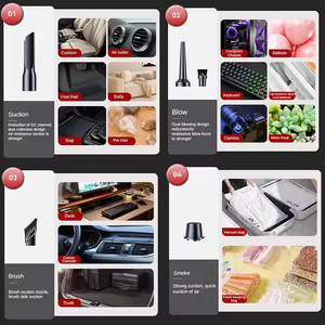 Aspiradora portátil para coche, aspiradora de mano inalámbrica con succión por soplado de 4500PA para el hogar del coche - Product Image 6