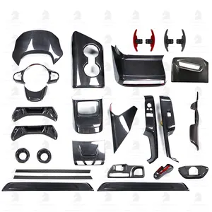 Dry Carbon Fiber Interior Kit ( 22 Pcs ) For Toyota Supra A90 2019+