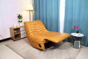 Lieges sofa-set Möbel mit tisch wie Theater-Sessel Sessel futurischer Amala-Leder-Schwenkstuhl - Product Image 5