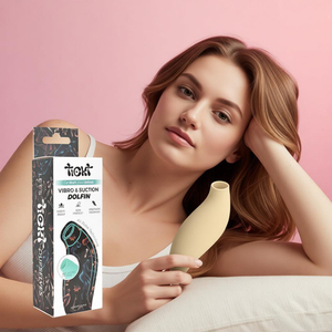 Vibrateur électrique double clitoridien 10 modes de succion + 10 modes de vibration, mini jouets sexuels de voyage OEM en gros - Product Image 1