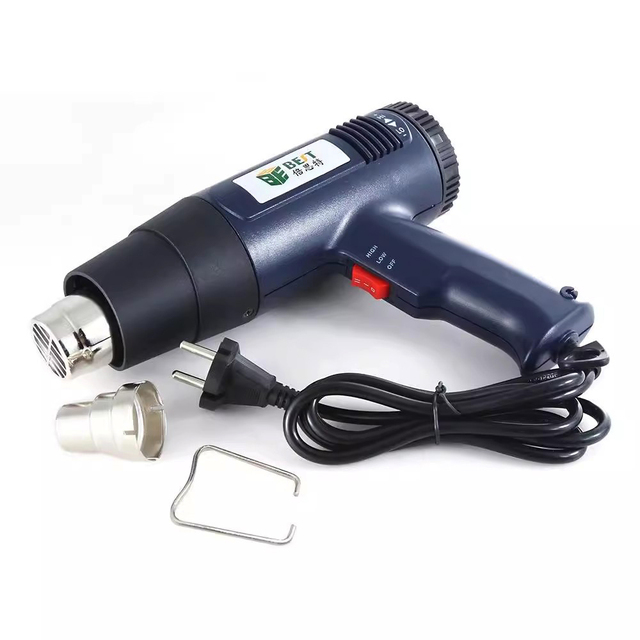 BEST Hot Air Gun Industrial Grade 1600W Temperature-controlled Building Hair Dryer Heat Gun Soldering Tools Adjustable+ Nozzle