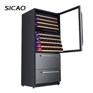 Refrigerador de Vino Comercial Vertical Integrado para Restaurantes con Puerta de Espuma Sólida - Product Image 1