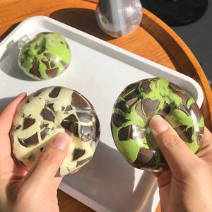 Asmr 6cm Mint Dark Chocolate Crispy Handmade Ball Tpr Squeeze Wax Toy Stress Relief <b>Creative</b> <b>Gift</b> for Kids Adults <b>Gifts</b> - Product Image 6