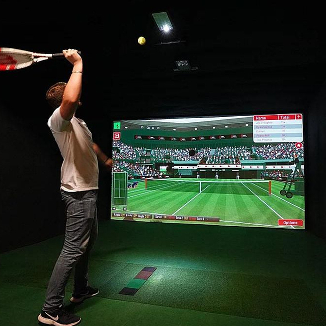 AR Interactive Indoor Football & Tennis Simulator Steel Educational Wall for Home School Mall Entertainment
