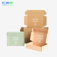 Boîtes d'expédition écologiques personnalisées avec logo CBP, design plat pour abonnements et cadeaux, vente en gros pour marques, commande en gros