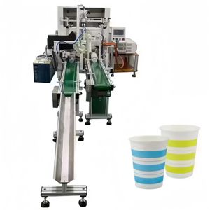Automatic Jelly Cup Milk Tea Cup Screen <b>Printing</b> <b>Machine</b> for PP PET Plastic Paper Cups - Product Image 5