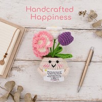 Rangkaian Bunga Rajutan Tangan Terlaris Antar Negara: Anyelir, Lily Valley, Tulip, Boneka Rajut Buatan Tangan - Asal Henan