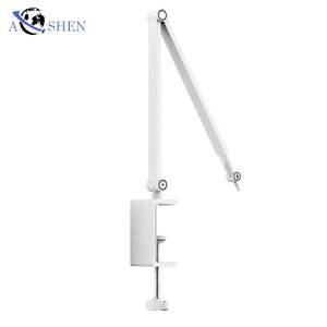 Profesyonel makas mikrofon Boom kol standı OEM ağır masa Mic tutucu radyo stüdyo <span class=keywords><strong>Podcast</strong></span> ve oyun için Ideal - Product Image 1