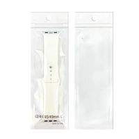 Bracelet de montre intelligente de luxe avec logo personnalisé en stock sac de pochette supérieure refermable à fermeture éclair