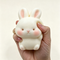 Jouet Squishy Lapin Mignon Personnalisé, Doux et Anti-Stress pour Enfants et Adultes, Tendance, Vente Directe Usine pour Enfants