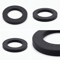 Joint d'étanchéité en caoutchouc silicone noir pour robinet et tuyauterie de plomberie
