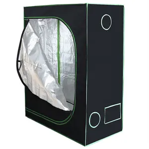 120X120X200 Carpa Cultivo Indoor Tumbuh Tenda Kit Lengkap Hydro Sangat Reflektif Kain1680d Mylar 3X3 Tumbuh Tenda untuk Tanaman Dalam Ruangan