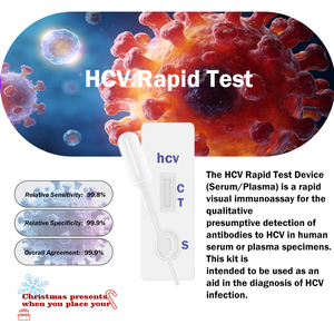연말 할인 판매 HIV/HCV/HBSAG/매독/H. pylori/말라리아/뎅기열/티푸스 진단용 2급 의료용 신속 검사 키트 - Product Image 1