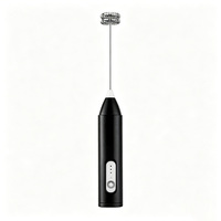 Mousseur à lait électrique rechargeable 3 vitesses en gros, plusieurs couleurs disponibles