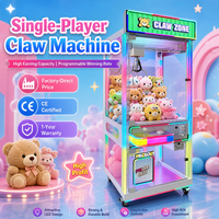 Machine de jeu à griffes LED néon pour la vente en gros, pour parcs d'attractions, salles de jeux et salles d'arcade