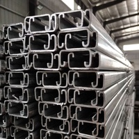 Structure de montage solaire pré galvanisée C Channel Système de montage solaire GI Steel C Channel Steel