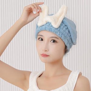 <span class=keywords><strong>Serviette</strong></span> de cheveux secs double couche pour femmes épaissie <span class=keywords><strong>serviette</strong></span> à séchage rapide <span class=keywords><strong>tissu</strong></span> bonnet de douche brodé <span class=keywords><strong>serviette</strong></span> à séchage rapide chouchou séchage des cheveux - Product Image 5