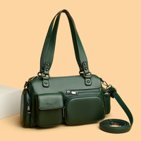 Nouveau sac à main décontracté pour femme, sac à bandoulière, sac de luxe portable à porter sous le bras, sacs à main tendance avec chaînes, fermeture éclair, toutes saisons