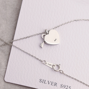 Llave Tonglin para tu corazón collar collar de plata esterlina para <span class=keywords><strong>mujer</strong></span> regalo de san valentín - Product Image 5