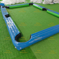 Juego de Snookball Inflable de PVC, Campo de Fútbol Inflable 3v3 para Niños y Adultos, Campo de Fútbol Hexagonal Inflable