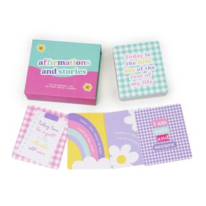 Rapid Delivery Custom Watercolour Affirmation <b>Cards</b> Children Vision Board Spiritual <b>Card</b> Decks - Product Image 2
