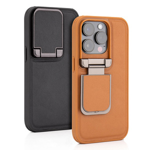 Nouvel étui en cuir pour <span class=keywords><strong>iPhone</strong></span> 16 <span class=keywords><strong>Pro</strong></span> Max 17 16 15 Plus 14 13 <span class=keywords><strong>Pro</strong></span> 12 Mini <span class=keywords><strong>11</strong></span> étui de protection pour téléphone portable - Product Image 4