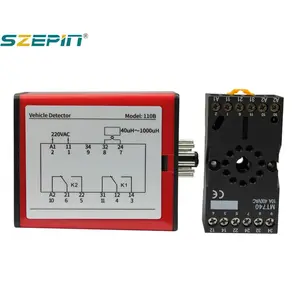 Vendita calda induttivo singolo canale loop detector veicolo per auto sistema di parcheggio