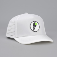 Casquettes de golf personnalisées avec logo, chapeaux de golf imperméables, casquette de sport avec patch en caoutchouc PVC, casquette de golf perforée, casquettes de golf de haute qualité pour hommes