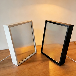 Cadre photo en plastique personnalisé avec miroir, éclairage LED <span class=keywords><strong>Nuit</strong></span> <span class=keywords><strong>étoilée</strong></span> de <span class=keywords><strong>Van</strong></span> Gogh, commande tactile et alimentation USB, lampe d'art à intensité variable - Product Image 3