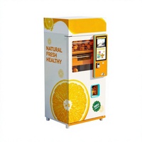 Máquina Expendedora de Jugos Amarilla de 22 Pulgadas para Edificios de Oficinas, Alto Rendimiento, Sistema de Pago con Código QR, Compatibilidad con Redes, Autolimpieza