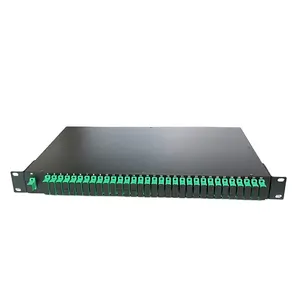 1x64 19'' 1U metal box rack mount plc splitter/1U plc splitter
